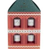 Home Deco Factory Bougies, Senteurs Et Bien-Être | - Lot de 4 bougies parfumées de Noël, senteur cookie cannelle