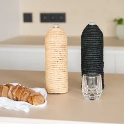 Home Maison Objets De Décoration | - - cache bouteille en paille