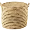 Home Maison - - malle ronde feuille de palmier Hot