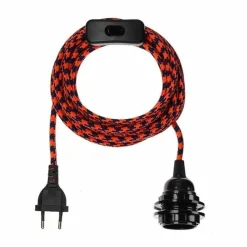 Hoopzi - Luminaire corde bala fil électrique - coton pied-de-poule Sale