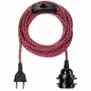 Hoopzi - Luminaire corde bala fil électrique - coton girly New