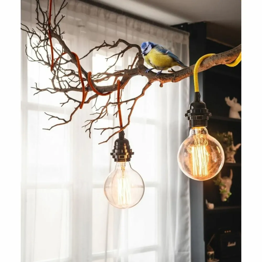 Hoopzi - Luminaire corde bala fil électrique - coton girly New