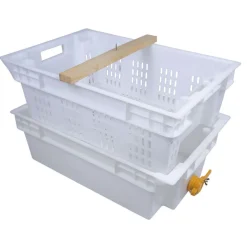 Icko apiculture Apiculture | - Bac à désoperculer Uncapper pour ruche avec robinet et traverse