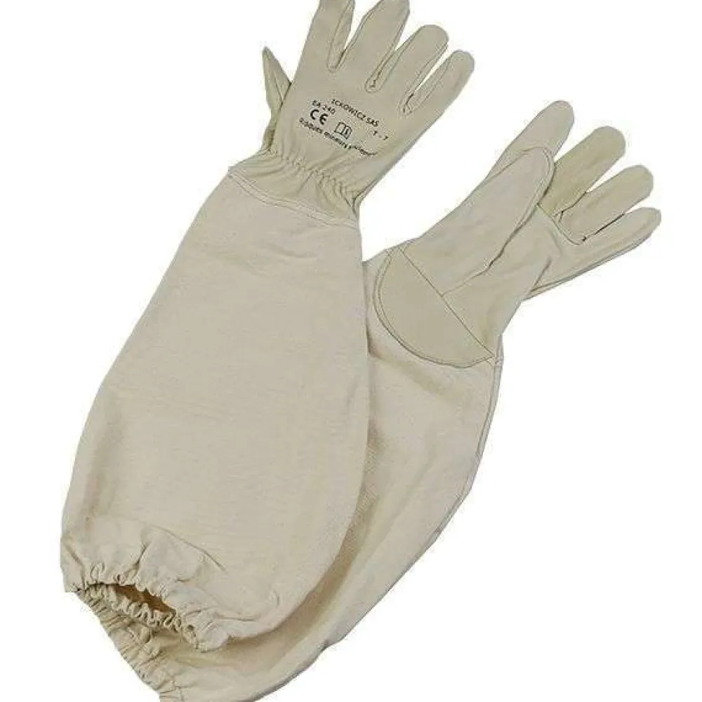 Icko apiculture - Gants apiculteur confort en cuir de bovin T.11 Sale