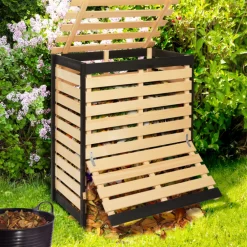 Idmarket - Bac de compostage en bois 360l New