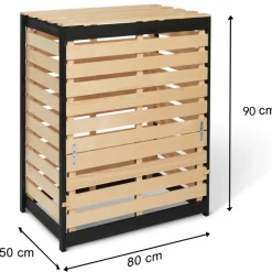 Idmarket - Bac de compostage en bois 360l New