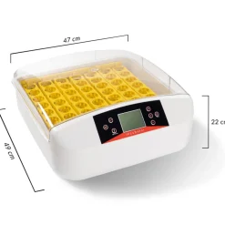 Idmarket - Couveuse pro automatique 56 oeufs éclairés incubateur autonome avec led mire oeufs Best