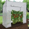 Idmarket Abris De Jardin, Serres Et Rangements | - Serre de jardin blanche toutes saisons avec fenêtre et porte zippée