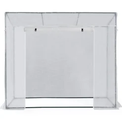 Idmarket Abris De Jardin, Serres Et Rangements | - Serre de jardin blanche toutes saisons avec fenêtre et porte zippée