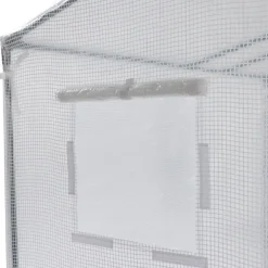 Idmarket Abris De Jardin, Serres Et Rangements | - Serre de jardin blanche toutes saisons avec fenêtre et porte zippée