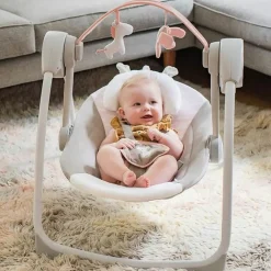 Ingenuity Enfants | - Balancelle bébé électrique compacte 鈥