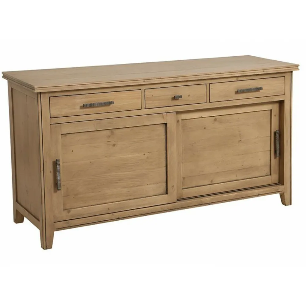 Interior's Mobilier D'Intérieur | - Buffet bas 2 portes bois marron - initiale