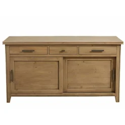 Interior's Mobilier D'Intérieur | - Buffet bas 2 portes bois marron - initiale