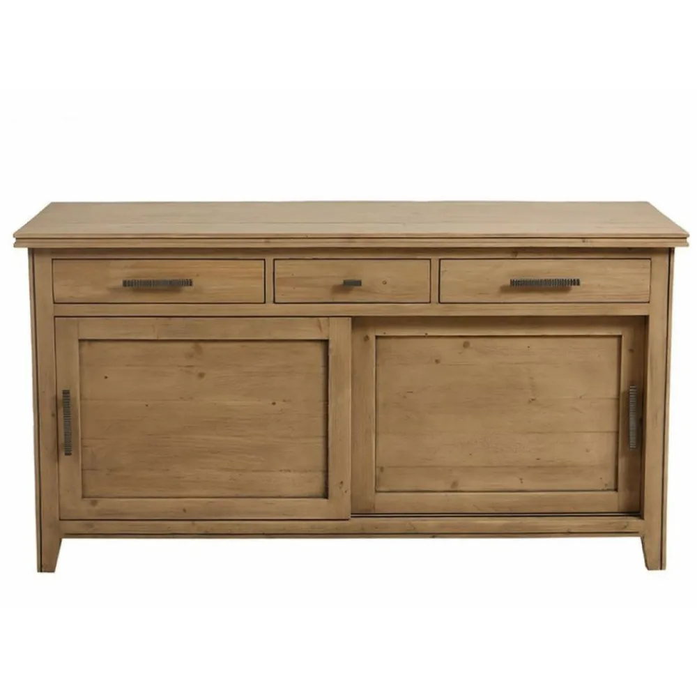 Interior's Mobilier D'Intérieur | - Buffet bas 2 portes bois marron - initiale