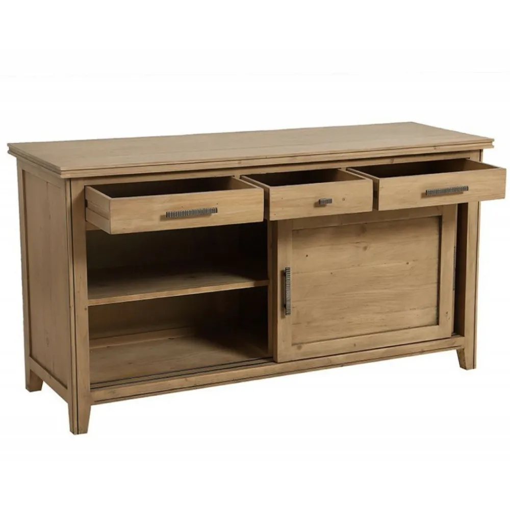 Interior's Mobilier D'Intérieur | - Buffet bas 2 portes bois marron - initiale