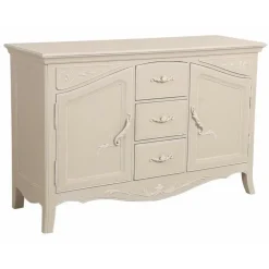 Interior's Mobilier D'Intérieur | - Buffet bas 2 portes mdf blanc - lubéron