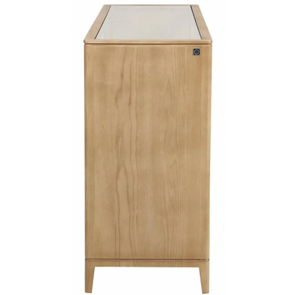 Interior's - Buffet bas 3 tiroirs bois beige - tallinn