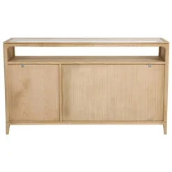 Interior's - Buffet bas 3 tiroirs bois beige - tallinn