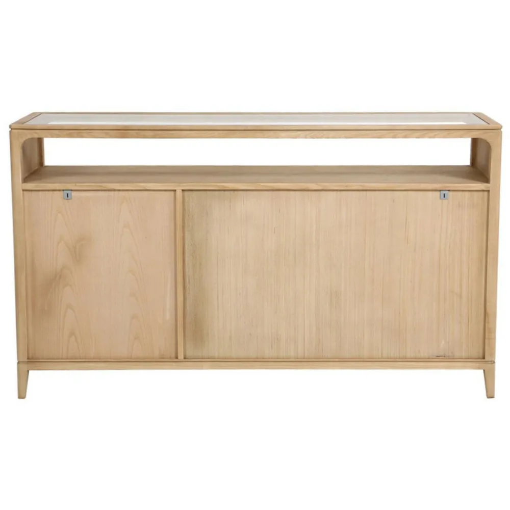 Interior's - Buffet bas 3 tiroirs bois beige - tallinn
