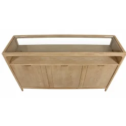 Interior's - Buffet bas 3 tiroirs bois beige - tallinn