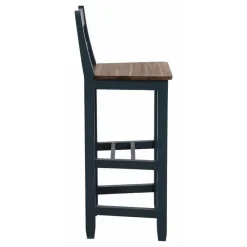 Interior's - Chaise haute bois bleu - brocante Clearance