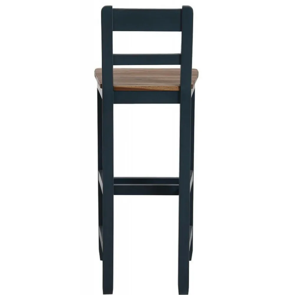 Interior's - Chaise haute bois bleu - brocante Clearance