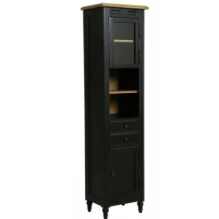 Interior's Mobilier D'Intérieur | - Colonne de salle de bain bois noir - manoir