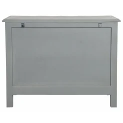 Interior's - Commode galbée 5 tiroirs mdf gris - gustavien Discount