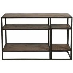 Interior's Mobilier D'Intérieur | - Console avec bout de canapé gigogne bois marron - manufacture