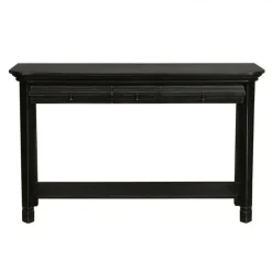 Interior's Mobilier D'Intérieur | - Console 3 tiroirs mdf noir - bruges