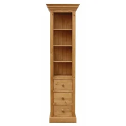 Interior's - Corps de bibliothèque 3 tiroirs bois marron - natural New