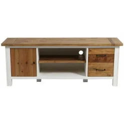 Interior's - Meuble tv avec rangements bois blanc - rivages Online