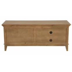 Interior's - Meuble tv 2 tiroirs bois blanc - esquisse Discount