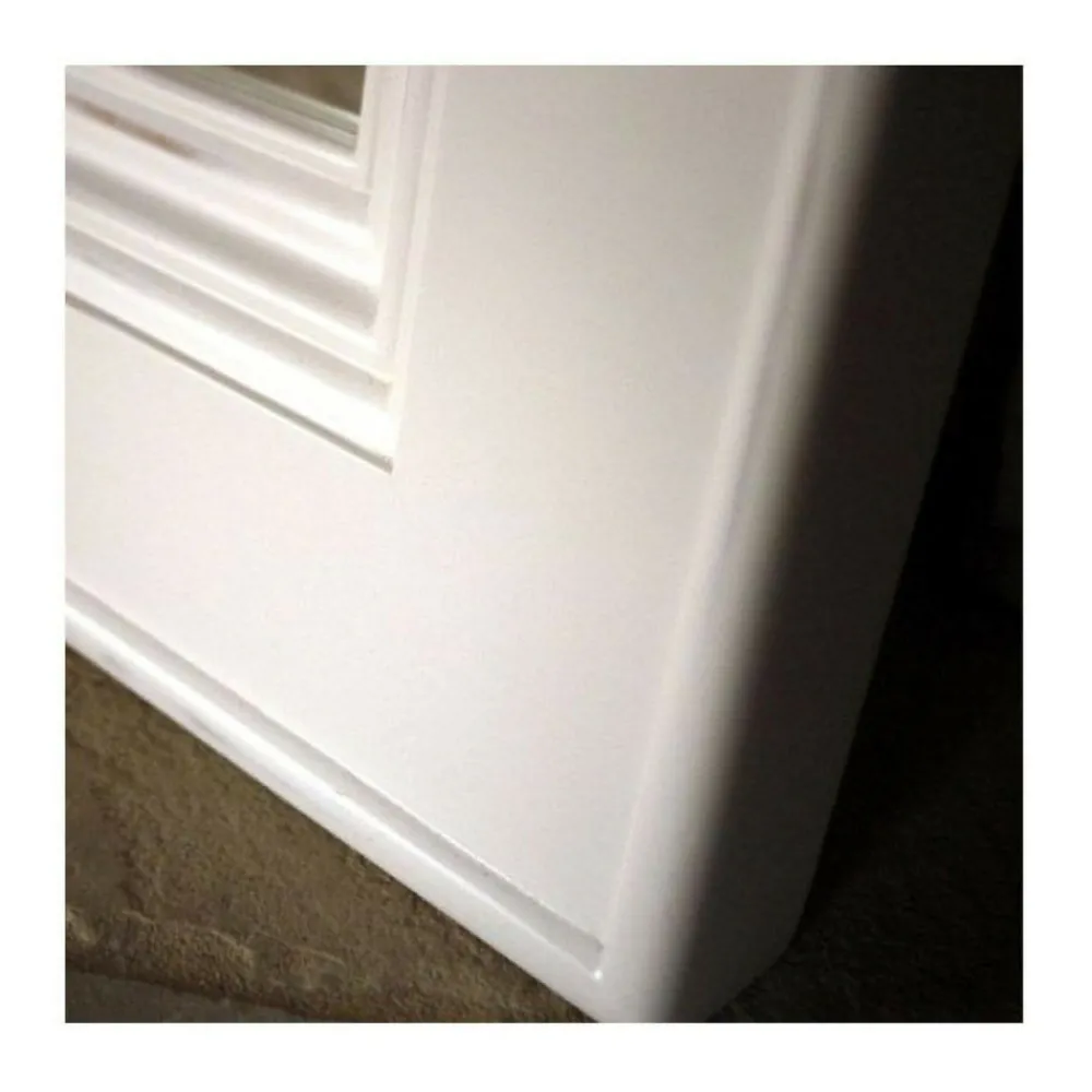 Interior's - Miroir rectangulaire mdf blanc - harmonie Online