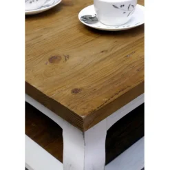 Interior's Mobilier D'Intérieur | - Table basse rectangulaire bois blanc - provence