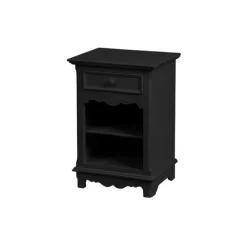 Interior's - Table de chevet mdf noir - harmonie Best