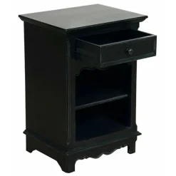Interior's - Table de chevet mdf noir - harmonie Best