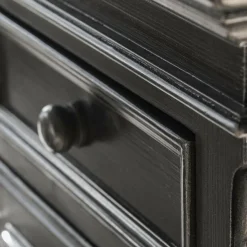 Interior's - Table de chevet mdf noir - harmonie Best