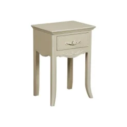 Interior's - Table de chevet 1 tiroir mdf beige - lubéron Clearance