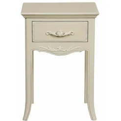 Interior's - Table de chevet 1 tiroir mdf beige - lubéron Clearance