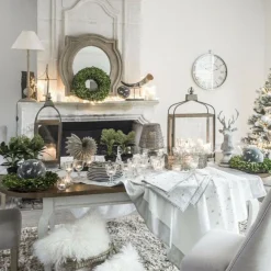 Interior's - Table ovale extensible bois blanc - provence