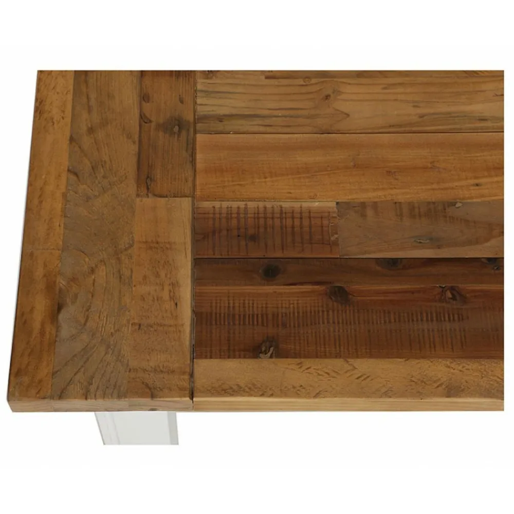 Interior's - Table rectangulaire bois blanc - rivages Outlet