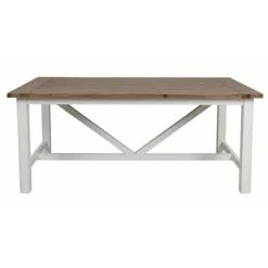 Interior's Mobilier D'Intérieur | - Table rectangulaire bois blanc - rivages