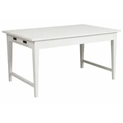 Interior's Mobilier D'Intérieur | - Table rectangulaire bois blanc - rhode island