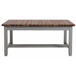 Interior's Mobilier D'Intérieur | - Table rectangulaire extensible bois gris - brocante