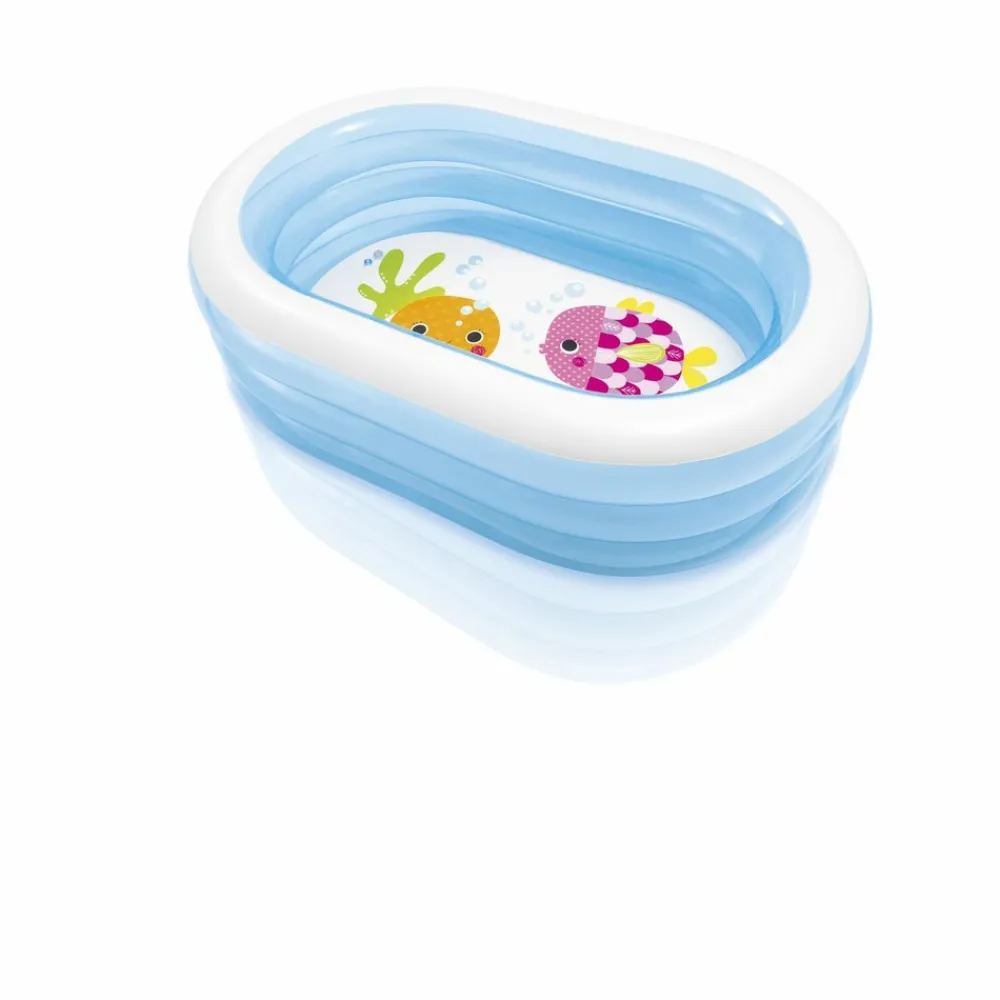 Intex Piscines Et Spas | - Piscinette ovale family - l. 163 x h. 46 cm