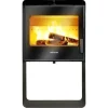 Invicta - Poele a bois en acier borée - puissance optimale: 7,5 kw - max: 10 kw - bûches 40 cm max, ecodesign - noir Sale
