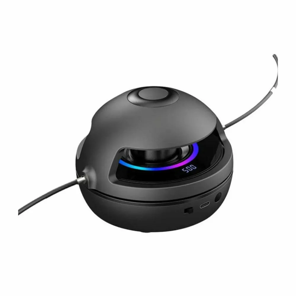 Jardindeco Jeux D'Extérieur | - Corde à sauter horizontale avec système audio bluetooth dual jump