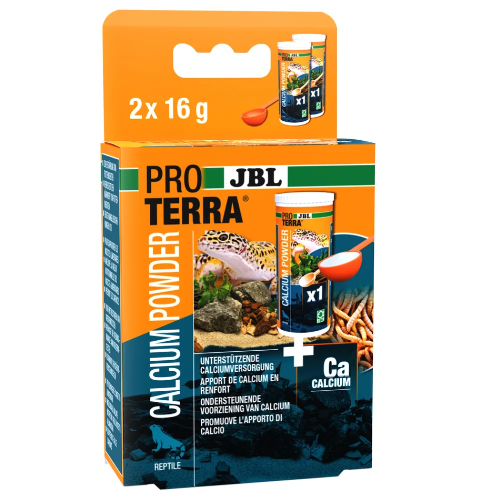 JBL Alimentation | - Calcium Powder, complément de minéraux pour reptiles : 2x16g