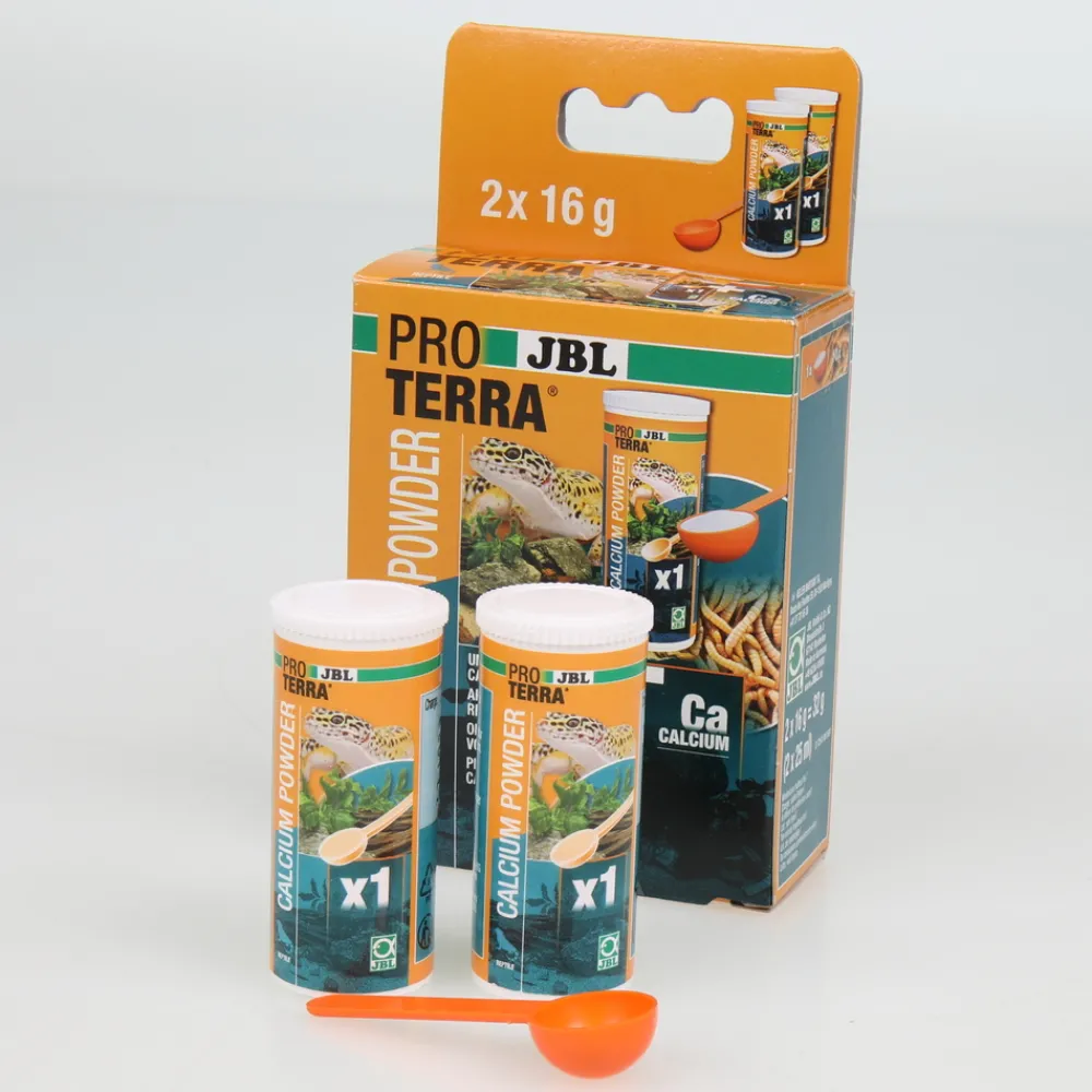JBL Alimentation | - Calcium Powder, complément de minéraux pour reptiles : 2x16g